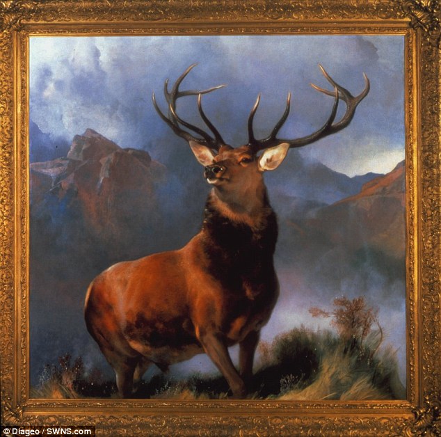 634x628 The Monarch Of The Glen Is To Remain In Uk Daily Mail Online - Stag Painting
