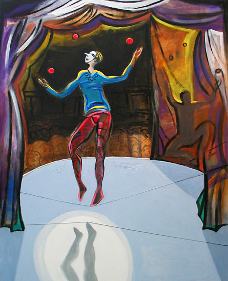 467x576 Alan Fishman The Stage - Stage Painting