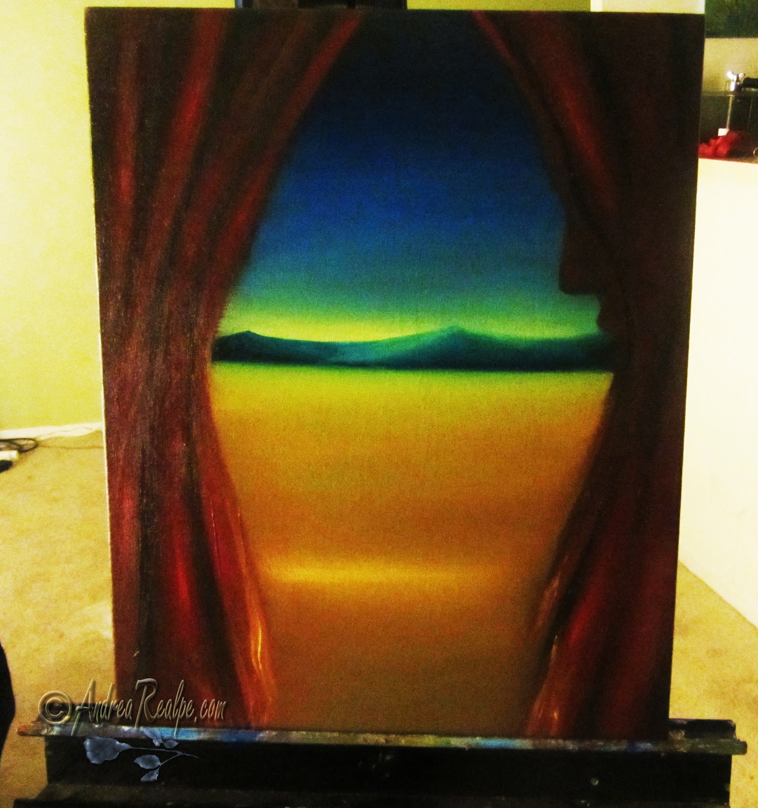 1500x1600 Andrea Realpe Center Stage Painting - Stage Painting