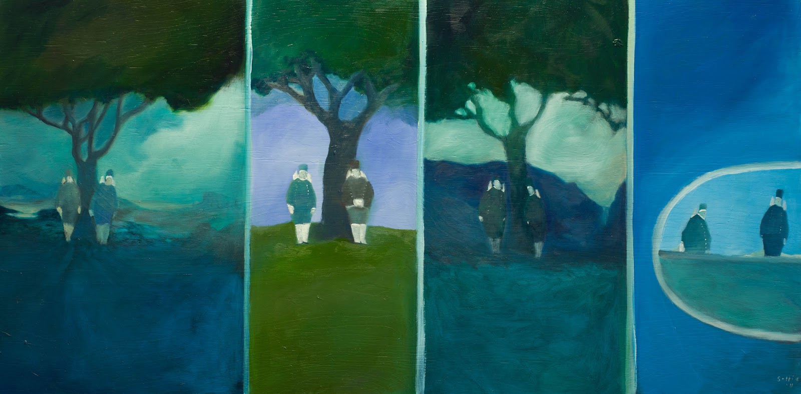 1600x787 Paintings 2011 - Stages Of Life Painting