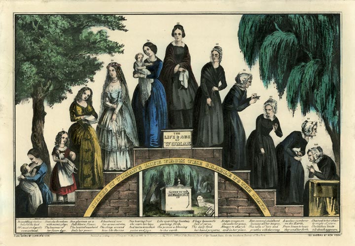 720x500 The Life Amp Age Of Woman. Stages Of Woman's Life From The Cradle - Stages Of Life Painting