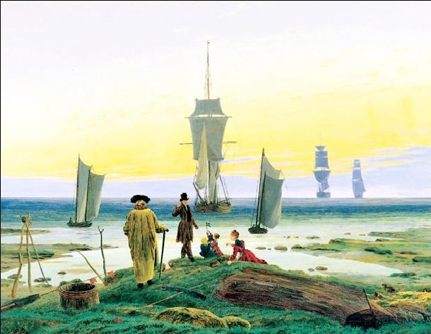 610x473 The Stages Of Life, 1835 Art Print Buy - Stages Of Life Painting