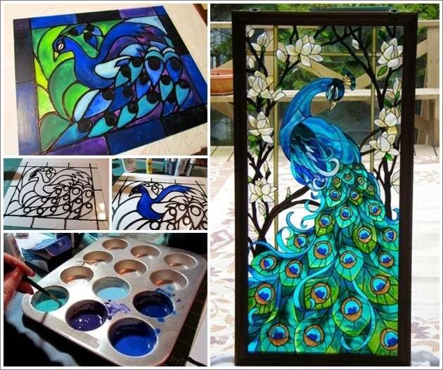 630x526 Who Wants To Know Faux Stained Glass Painting Technique - Stained Glass Painting