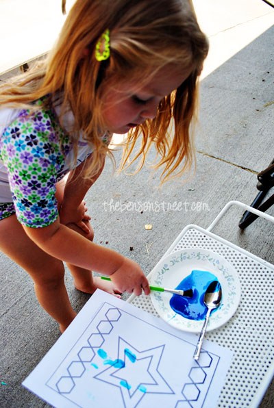 400x596 Stained Glass Painting {The Benson Street} - Stained Glass Painting For Kids