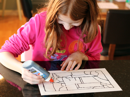 450x334 Stained Glass Paintings - Stained Glass Painting For Kids