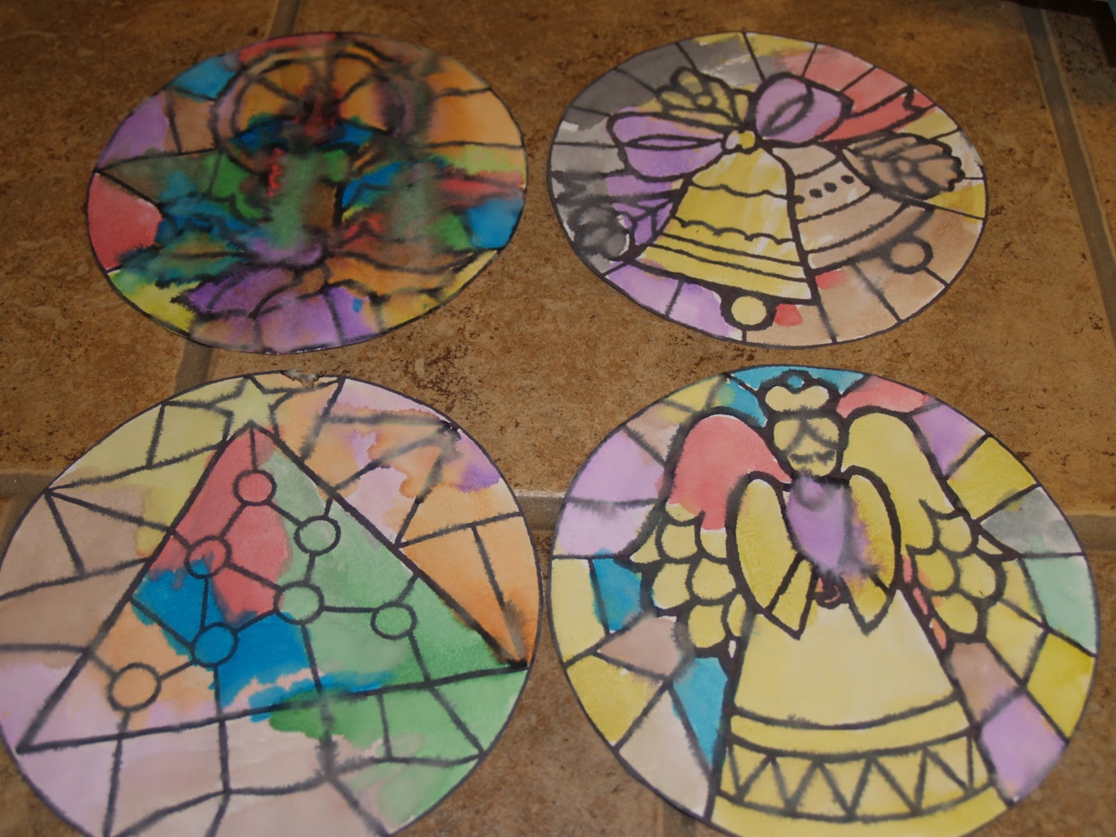 1600x1200 The Muddy Princess Stained Glass Painting - Stained Glass Painting For Kids