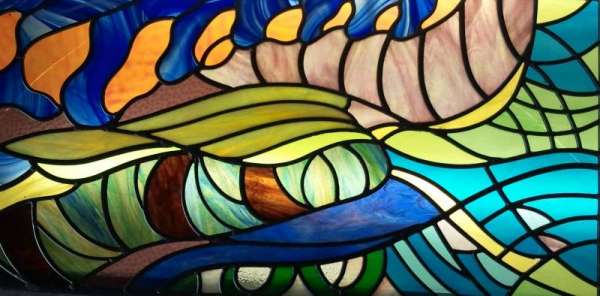 600x296 Glassarts Stained Glass Archives - Stained Glass Painting On Canvas