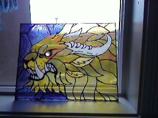 320x240 Faux Stained Glass 6 Steps (With Pictures) - Stained Glass Window Painting