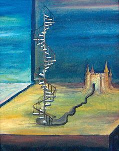 237x300 Stairway To Heaven Paintings Pixels - Stairway To Heaven Painting