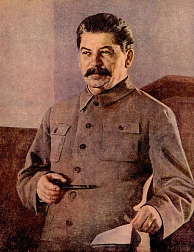 647x840 Portrait Of Joseph Stalin 2 Painting Isaak Brodsky Oil Paintings - Stalin Painting