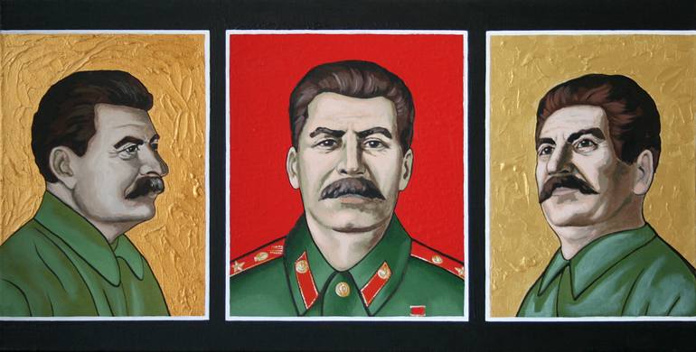 Stalin Painting at PaintingValley.com | Explore collection of Stalin ...