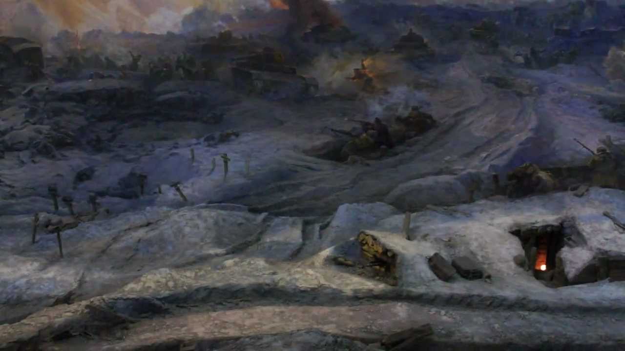 1280x720 Panorama Battle Of Stalingrad - Stalingrad Painting