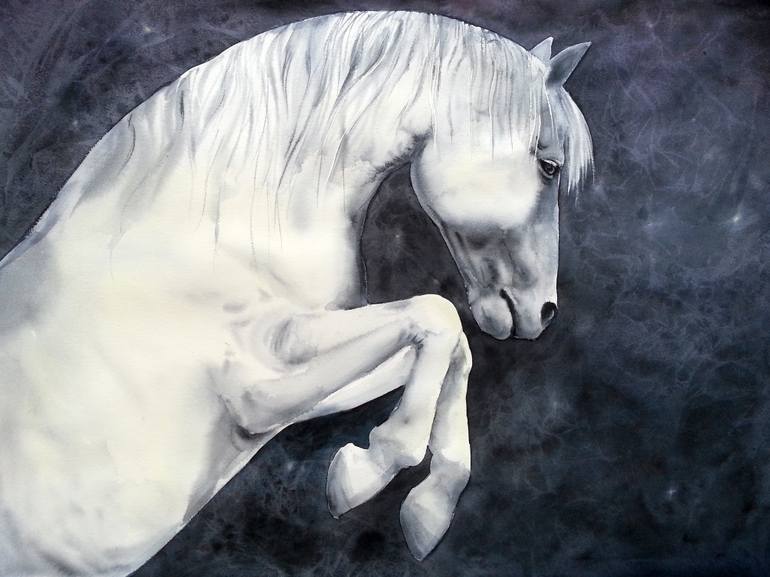 770x577 Saatchi Art Forward Movement - Stallion Painting