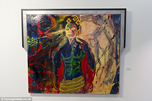 634x423 Sylvester Stallone Holds French Museum Show For Art Daily Mail - Stallone Painting