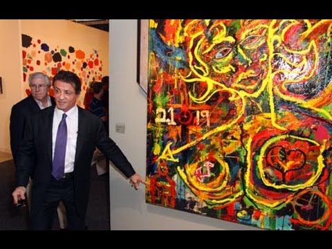 480x360 Paintings By Sylvester Stallone Go On Display - Stallone Painting