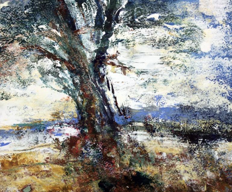 770x638 Saatchi Art Whispering Tree Painting By David Stanley - Stanley Painting