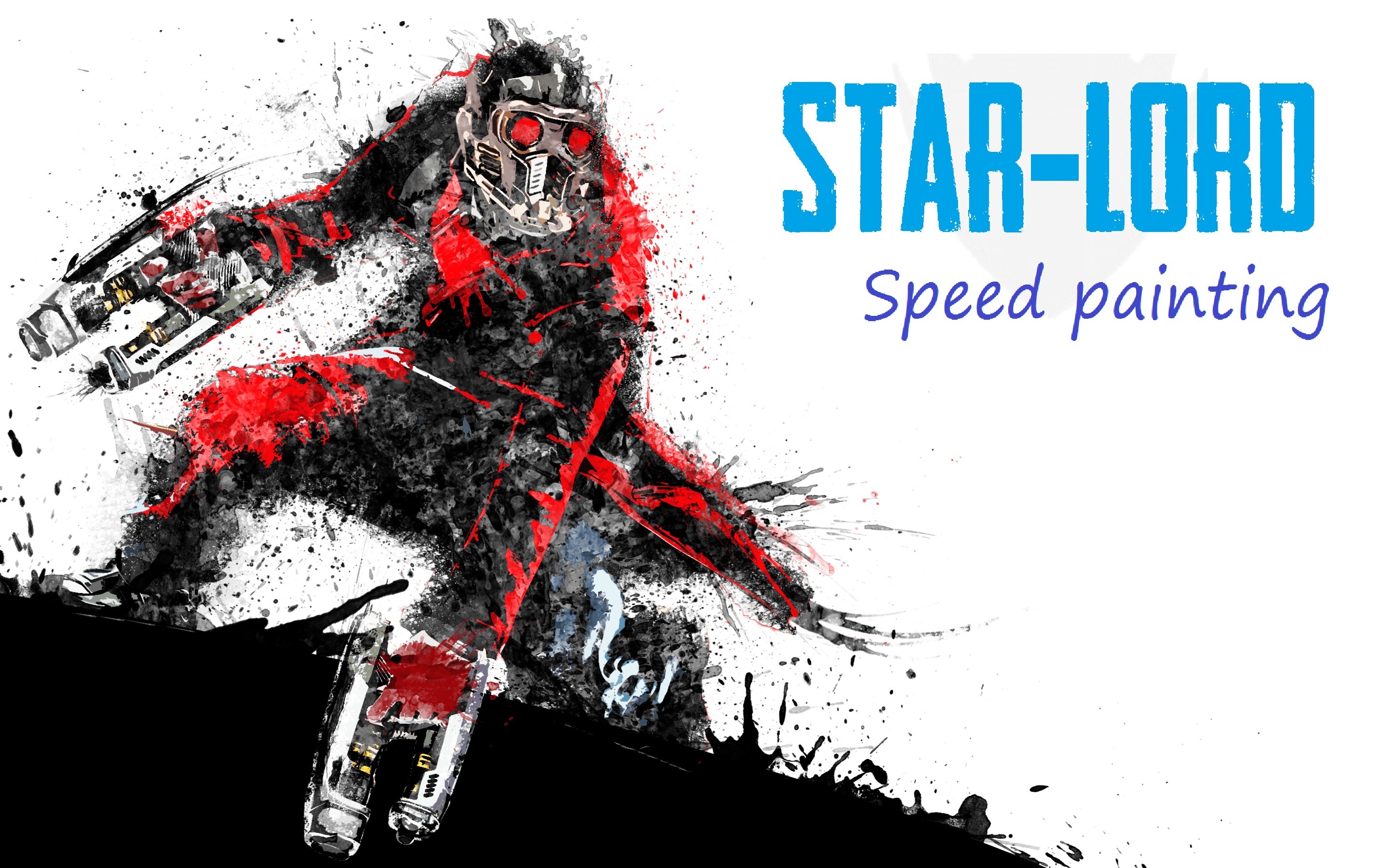 2880x1800 Star Lord (Guardians Of The Galaxy) Speed Painting - Star Lord Painting