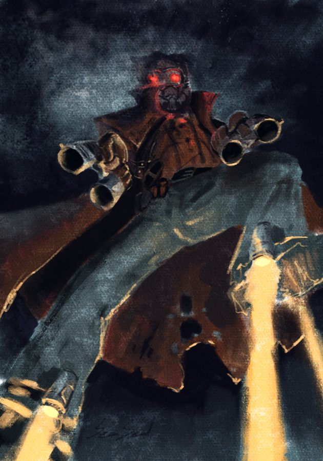 630x900 Star Lord By Sean Seal - Star Lord Painting