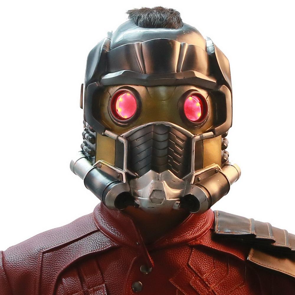 1000x1000 Guardians Of The Galaxy Star Lord Cosplay Mask Helmet Glow Glass - Star Lord Painting