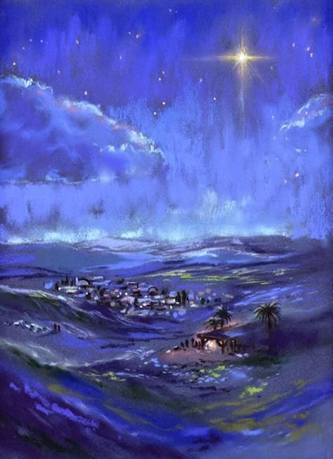472x650 Christmas Star Of Jesus Christ - Star Of Bethlehem Painting