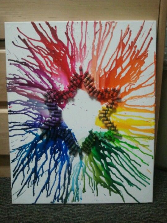 540x720 Melted Crayon Star Of David. My Masterpiece! Craft - Star Of David Painting