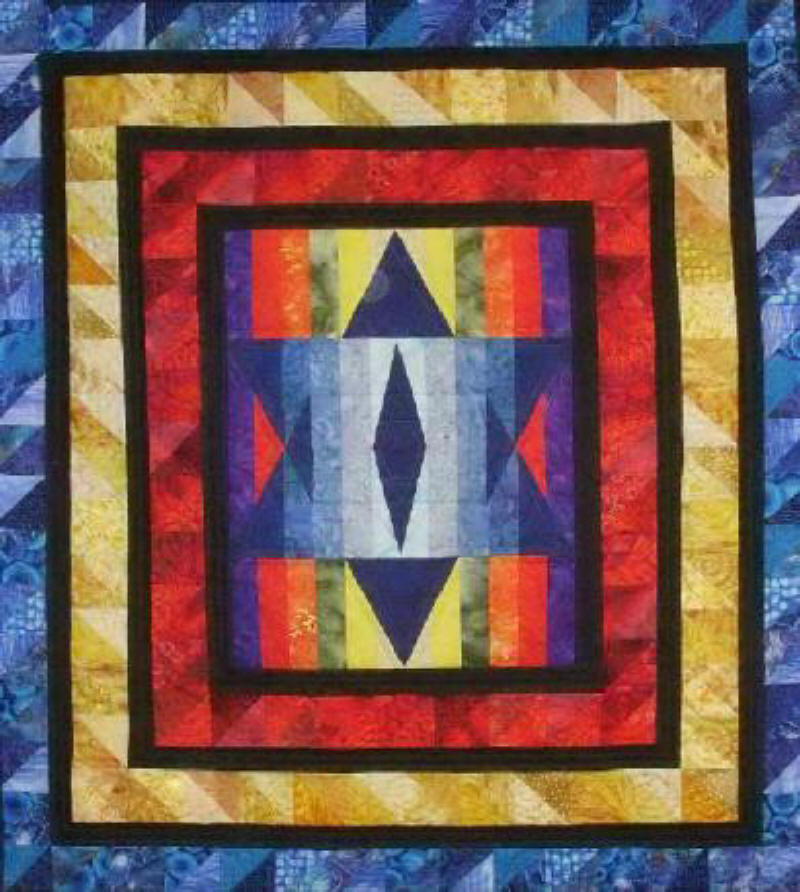 800x892 Star Of David Quilt Pattern Fnd 1808 (Advanced Beginner, Wall Hanging) - Star Of David Painting
