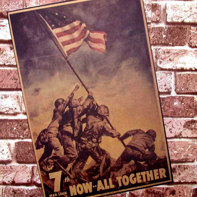 640x640 The Battle Of Iwo Jima Star Spangled Banner Rises In World War Ii - Star Spangled Banner Painting