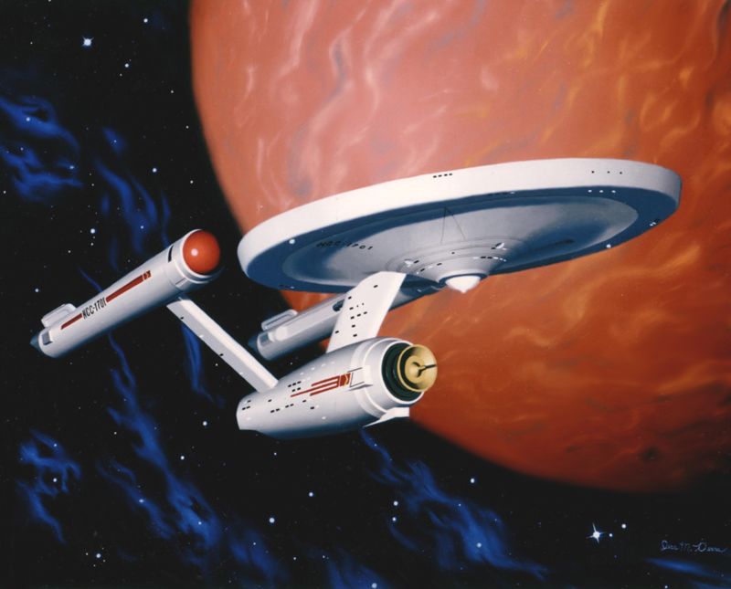 Star Trek Enterprise Painting at Explore
