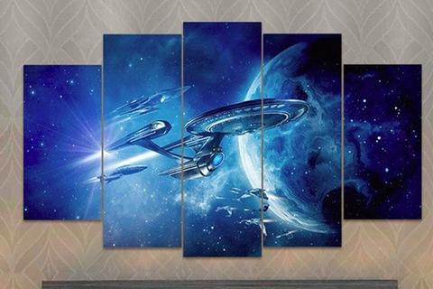 480x320 Star Trek Uss Enterprise - Star Trek Enterprise Painting
