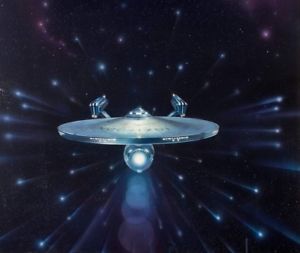 300x253 Keith Birdsong Painting Enterprise Star Trek Tos Book Cover 27x37 - Star Trek Enterprise Painting