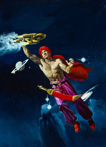 341x470 George Wilson Star Trek 10 Cover Painting Original Art By George - Star Trek Painting