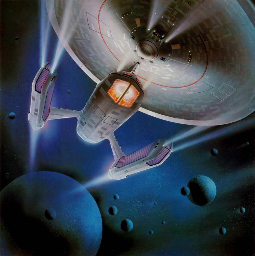 892x895 Meco Star Trek Painting By Robby Robert - Star Trek Painting