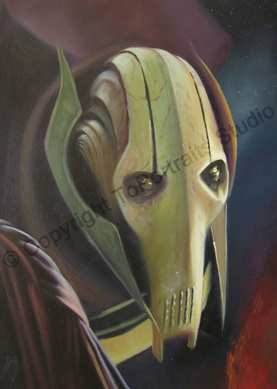 550x771 Star Wars, The Dark Force - Star Wars Acrylic Painting