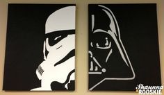 236x137 Come To The Dark Side By Shaunnarooskie ) Star Wars Canvas Art - Star Wars Canvas Painting