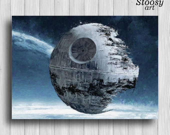 Star Wars Death Star Painting At Paintingvalley Com Explore