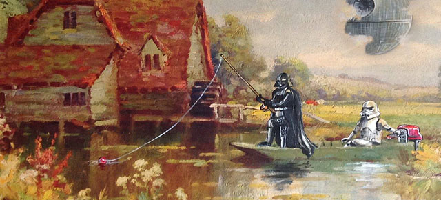 640x290 Artist Adds Star Wars, Monty Python, And Other Pop Culture - Star Wars Oil Painting
