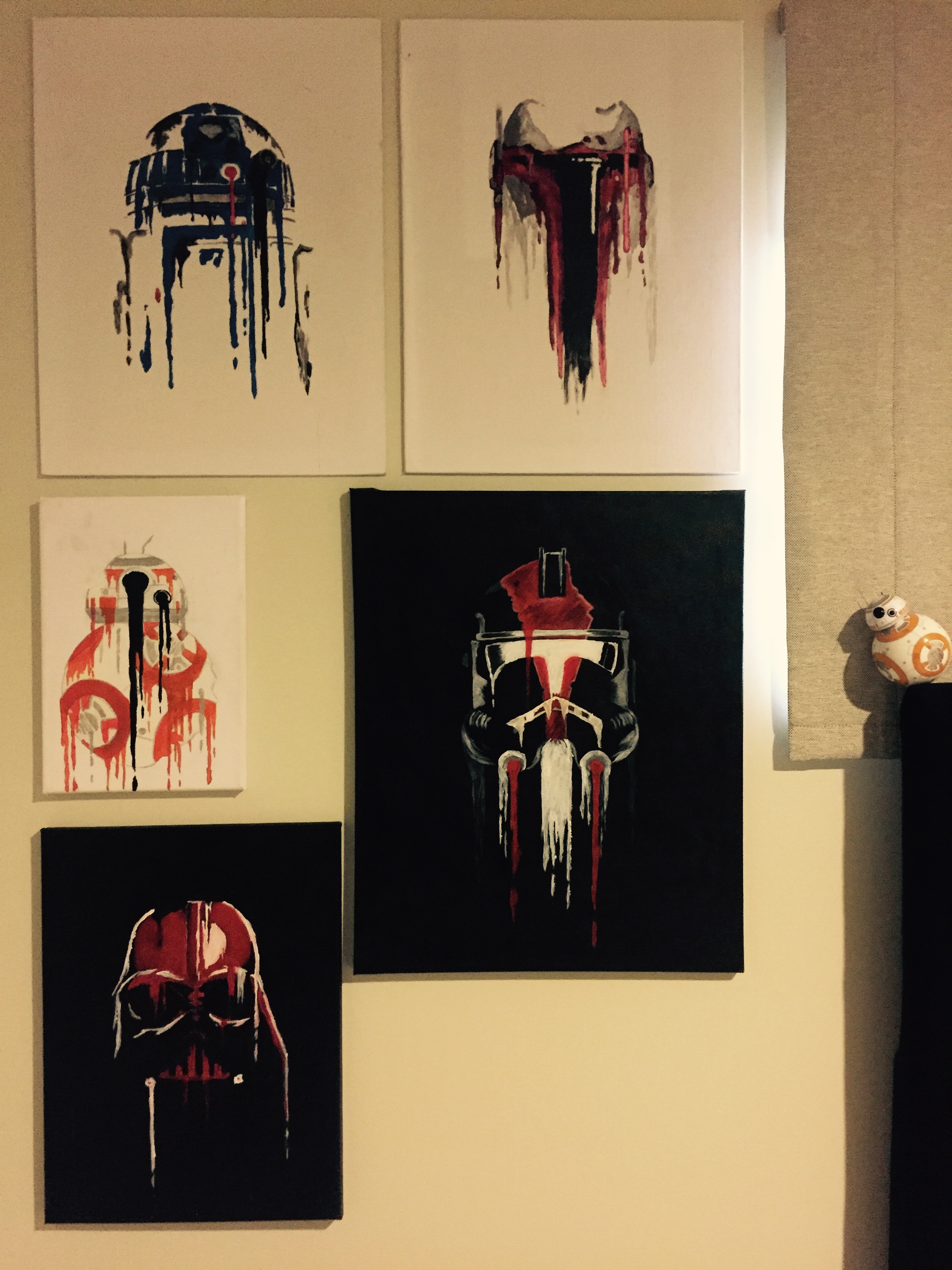 2448x3264 My Own Star Wars Drip Paintings - Star Wars Painting