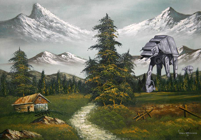 640x447 Artist Adds - Star Wars Painting