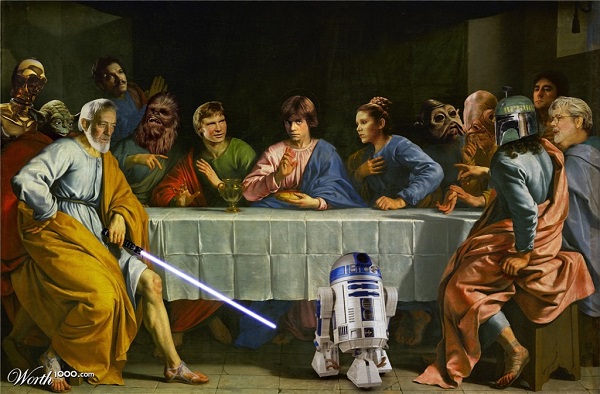 600x394 Star Wars Combined With Classic Paintings The Mary Sue - Star Wars Painting Art