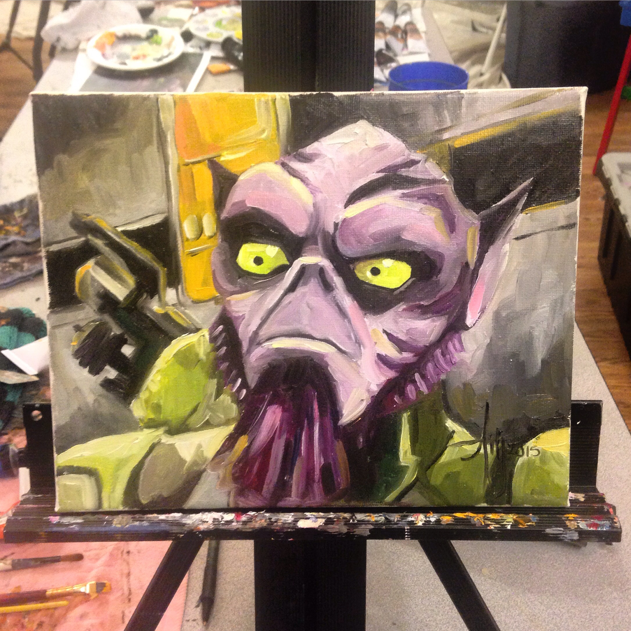 2172x2172 Star Wars Painting 12 Of 100 Zeb April's Art Amp Design - Star Wars Painting Art