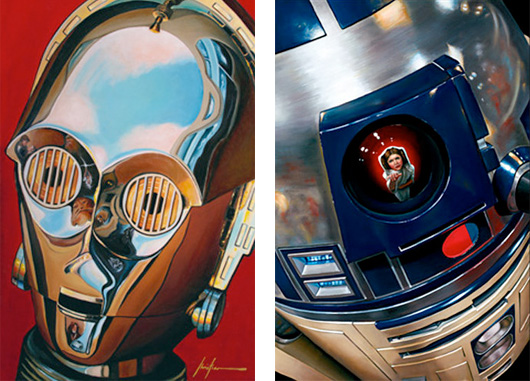 530x381 Star Wars Paintings By Christian Waggoner Inspiration Grid - Star Wars Painting Art