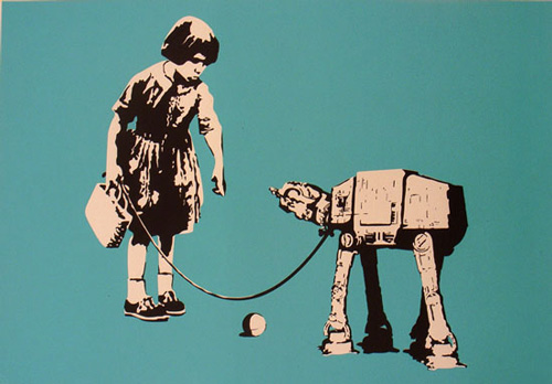 500x348 Star Wars Pop Art By Eelus - Star Wars Pop Art Painting