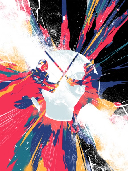 450x600 Star Wars The Force Awakens Art On Display - Star Wars The Force Awakens Painting