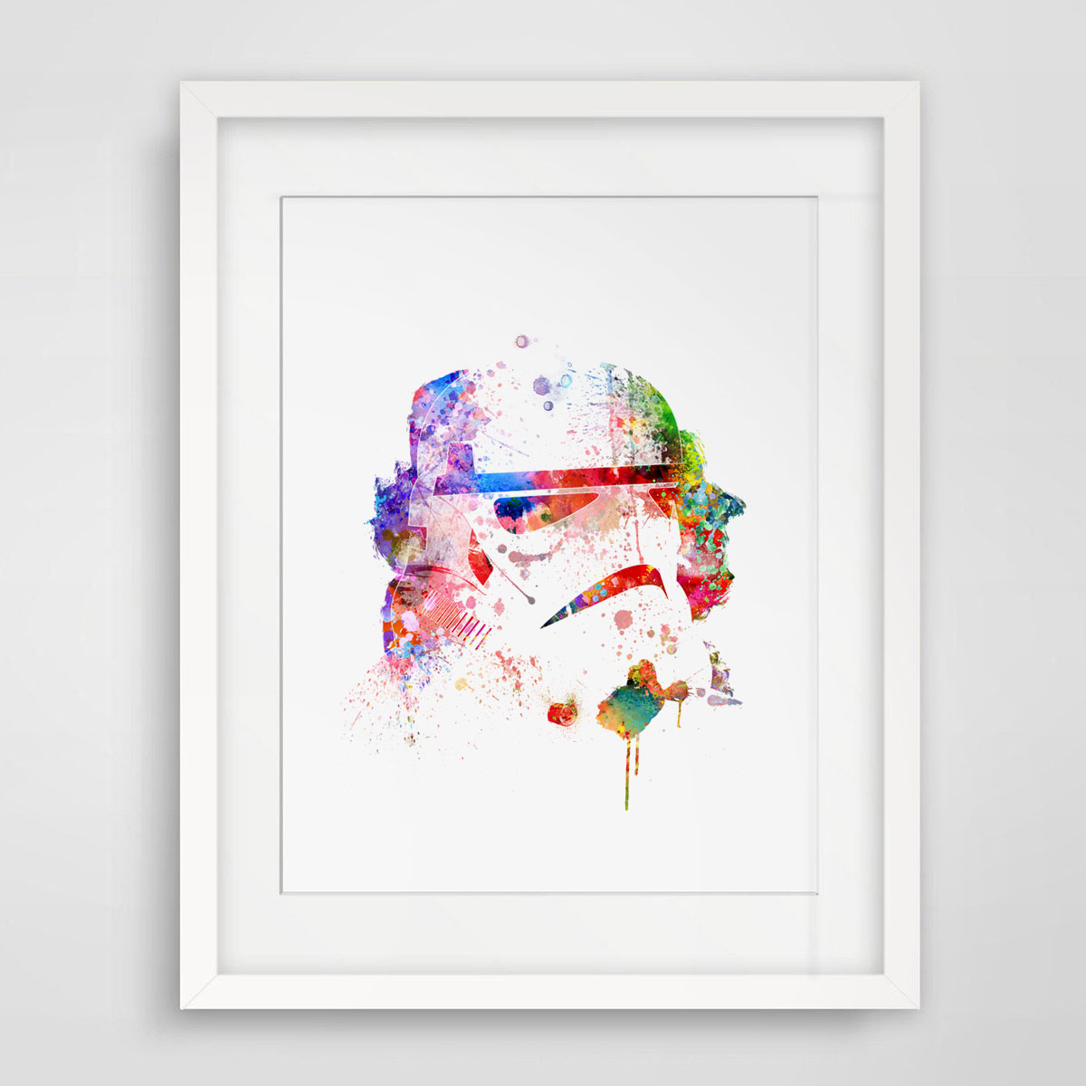 1200x1200 Star Wars Art Print Watercolor Painting Wall Art Storm Troopers - Star Wars Watercolor Painting
