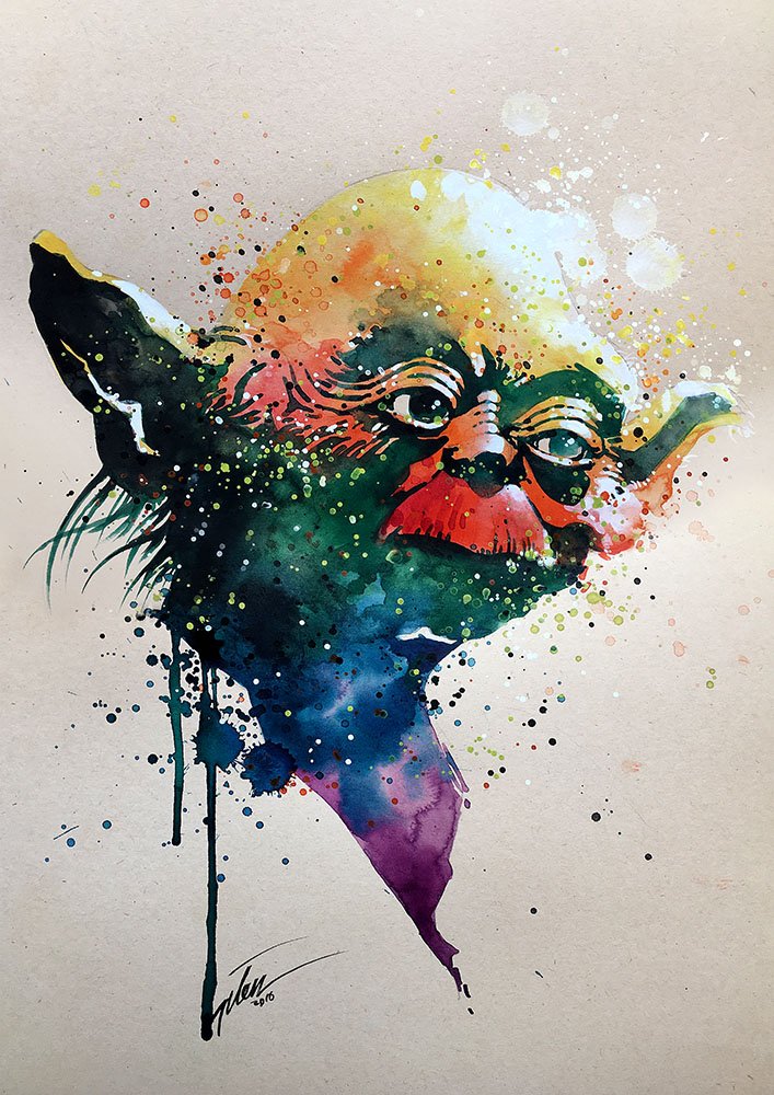 707x1000 Tilen Ti - Star Wars Watercolor Painting