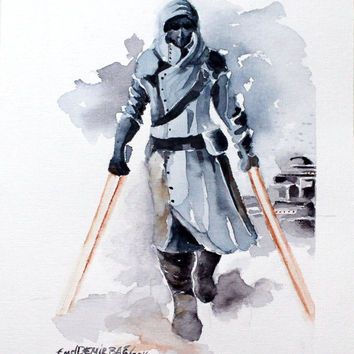 354x354 Holiday Sale Original Abstract Painting From Emelart On Etsy - Star Wars Watercolor Painting