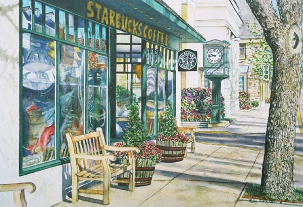 600x409 Starbucks Painting - Starbucks Painting