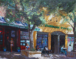 300x234 Starbucks Paintings Fine Art America - Starbucks Painting
