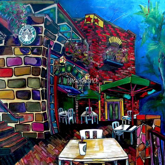 650x649 Stunning Starbucks Artwork For Sale On Fine Art Prints - Starbucks Painting