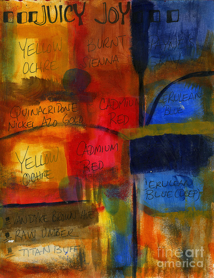 693x900 The Joy Of Planning An Abstract Painting At Starbucks Painting By - Starbucks Painting